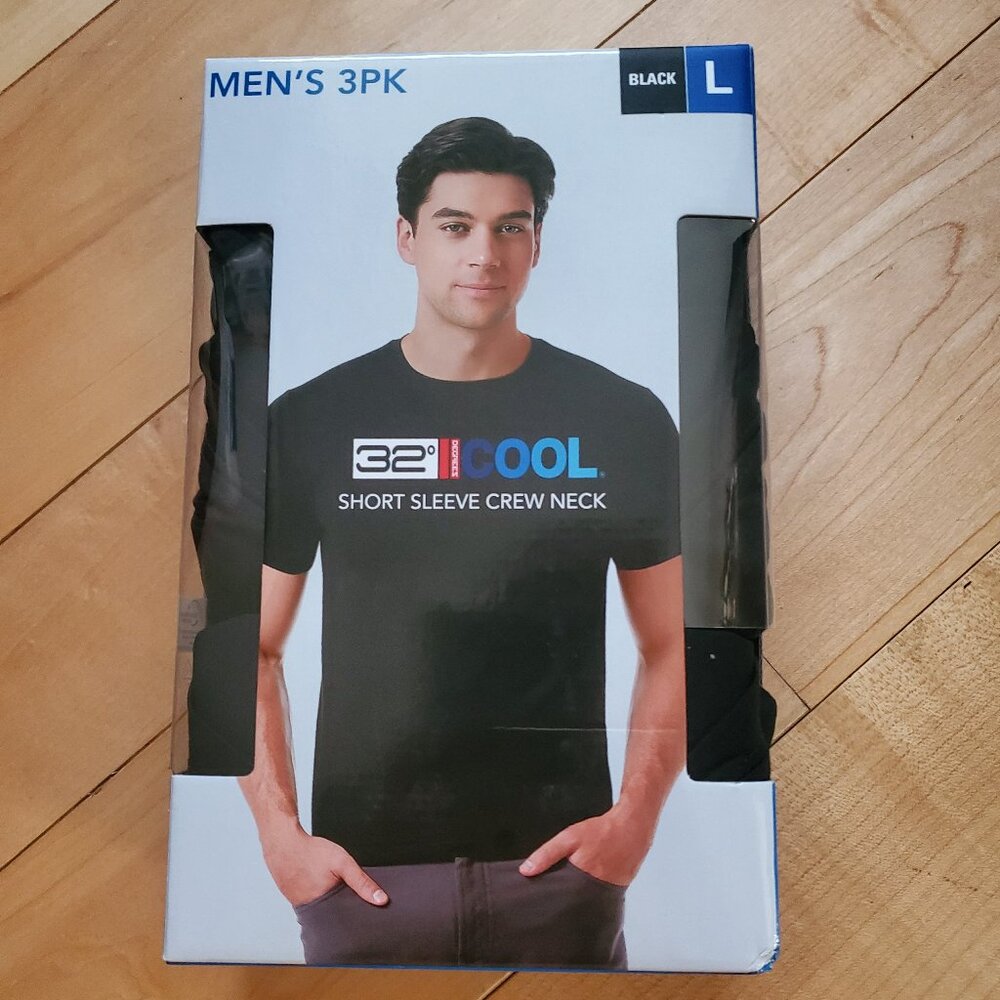 32 Degrees Cool Short Sleeve Crew Neck size L